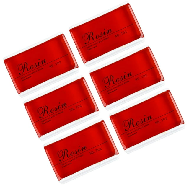 Violin Rosin, 6Pcs Premium Adhesion Violin String Rosin Light Low Dust Rosin Instrument Accessory For Viola Cello
