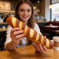thumbnail image 1 of EGNMCR Home Decor, Room Decor, Wall Decor Simulation Bread Model Fake Shooting Prop Uncompressed Squeezable Slow Window Display Food Decoration Bread Squeeze Toy, 1 of 5