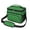 Green and Black, variant on Green and Black Checkered Pattern Insulated Lunch Box for Women Men, Medium Leakproof Cooler Bag with Adjustable Strap, 10"x6.7"x8"