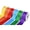 Rainbow, variant on LoomJoyz Rainbow Satin Ribbon, Solid Color, Double Sided, 1 Inch Wide, 6 Colors x 5 Yds, for Gift Wrapping, Flower Bouquet, Weddings Party Invitation Decorations