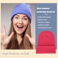 thumbnail image 2 of Gorro Beanie Unisex Minnieouse Skullcap Hilo Multifuncional a Prueba de Viento Melocotón Rojo, 2 of 5