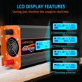 thumbnail image 3 of Inversor de corriente JARXIOKE de 1100 W, 12 V a 110 V con control remoto, 3 of 7