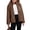 Brown, variant on Usaibhir Girls Fleece Jacket Sherpa Fall Winter Full Zip Fuzzy Coat Outwear with Pockets 5-14T
