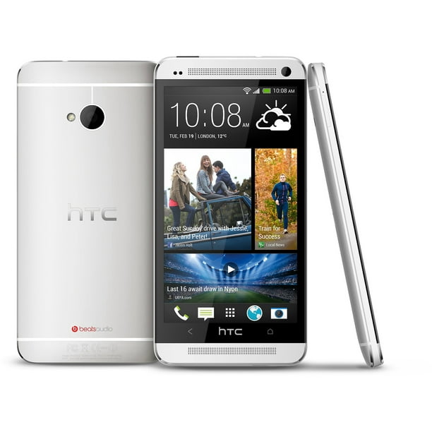 Htc One M7 32gb Atandt Unlocked Gsm 4g Lte Android Cell Phone Silver