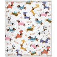 thumbnail image 3 of Dachshund Dogs Baby Blanket Gifts Cozy Soft Swaddle Blanket Boys, Girls, Infant, Newborn Receiving Blankets Christmas Birthday Gifts 40"x30" (Toddler) for Pets, 3 of 6