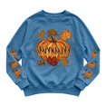 thumbnail image 4 of NMMUED Halloween Ghost Sweatshirt Ghost Pumpkin Sweatshirt Cute Funny Ghost Graphic Funny Halloween Womens Halloween Shirts Sky Blue M, 4 of 4