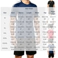 thumbnail image 3 of Miqool Big and Tall Men's Activewear Short Sleeve Crewneck Tee and Shorts Set Summer Outfit Casual Athletic Sports Tracksuit, 3 of 8