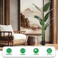 thumbnail image 4 of Thehsnt 5.2 Ft Faux Banana Tree with Planter - Artificial Tropical Indoor Plant for Home Decor, Tall Floor Plants for Living Room, Office & Bedroom, 4 of 12