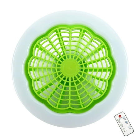 

30W Ceiling Fan Light 3 Light Colors E27 Lamp Holder Timing Mute for Living Room