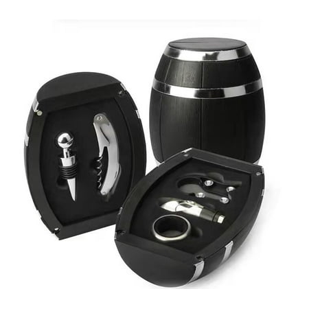 

Wine Opener Set Wine Corkscrew Opener Gift Set Foil Cutter Wine Pourer N Stopper Wine Opener Kit Gift Ideas Women N Men