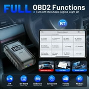 XTOOL A30M v2.0 Wireless OBD2 Scanner Bluetooth Bidirectional Scan Tool Engine Code Reader 26 Resets Crank Sensor Relearn Free Updates