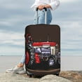 thumbnail image 7 of Rateoe red tractor Printed Luggage Cover, Suitcase Protector Fits 18-32 Inch Luggage-Small, 7 of 7