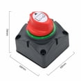 thumbnail image 2 of Battery Disconnect Switch, 12-48V Master Power Cut Shut Off Isolator 275Amps, 2 of 8