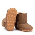 thumbnail image 1 of Invierno Cálido Cuero Niñas Botas de Nieve Suave Botines Botines - color por 9-12 , tal se describe Brown por 9- yotijar Zapatos de cuna Prewalker, 1 of 10