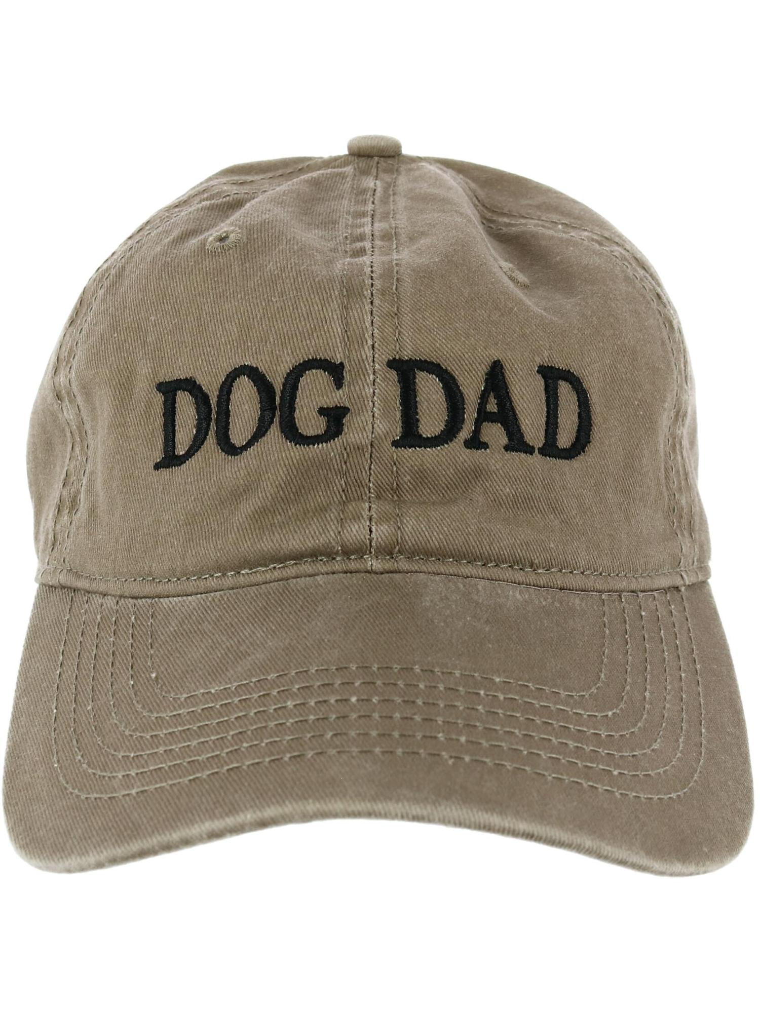 Waldeal Men's Dog Dad Washed Adjustable Baseball Cap Dog Lover Hat 
