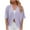 Purple, variant on Timegard Tops for Women 1/2 Sleeve Eyelet Ruffle Open Front Crop Top Beach Casual Lightweight Cardigan