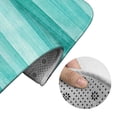 thumbnail image 5 of Xecao Teal Turquoise 2-Piece Vintage Seamless Anti-Skid Mat Set, featuring a stylish pattern for a safe and elegant toilet rug experience, 5 of 6