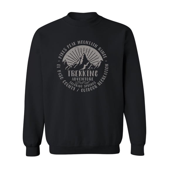 Mountain Trekking Adventure. Sweatshirt Men -Image by Shutterstock, Male 4X-Large