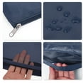 thumbnail image 3 of Unique Bargains 6 Pcs Zipper Design Packing Cube Set for Luggage Navy Blue, 3 of 5
