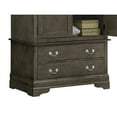 thumbnail image 7 of Glory Furniture Louis Phillipe G3105-A Armoire , Gray, 7 of 7
