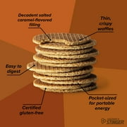 Honey Stinger Organic Gluten-Free Energy Waffle Snack, Salted Caramel, 1.06 oz, 16 Count