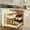 Wood#4, variant on Hard Close Pull Out Cabinet Organizer 8" High Drawer 22½" W x 21" D Wood Slide Out Shelves Cabinet Storage Organizer with Full Extension Rail Slides Pull Out Drawer for Kitchens Cabinet Pantry