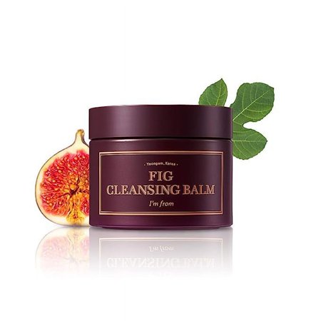 [I'm from] Fig Cleansing balm 3.38 fl oz, Korean Makeup Remover, Vegan, Easy to rinse off, Fig Oil Water 7.8% with Peptide and Amino Acid, Makeup Meltaway