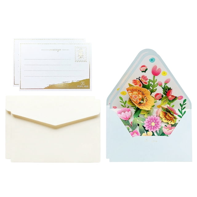 Paquete de 2 tarjetas emergentes, tarjetas de felicitación 3D, Día de la Madre, Día del Padre, Día del Maestro y cumpleaños, para niños, mamá, papá, todas las ocasiones