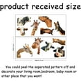 thumbnail image 2 of 1set PVC Wall Stickers Wall Decoration Giraffe Pattern 900x390mm, 2 of 9