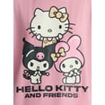 thumbnail image 4 of Hello Kitty & Friends Women’s Tee and Shorts Pajama Set from Grayson Social, 2-Piece, Sizes S-3X, 4 of 5