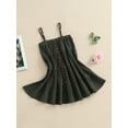 thumbnail image 3 of Bagilaanoe Little Girl Summer Dress Sleeveless A-line Cami Dresses 3T 4T 5T 6T 7T 8T KidsCasual Swing Sundress, 3 of 7