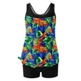 thumbnail image 6 of FDGIU ‌2025 Trendy Women's Floral Tankini Swimwear Set, Modest Athletic Bathing Suit with Shorts, Tummy Control Two Piece Swimsuits for Beach & Pool;High Waisted Swimsuit, 6 of 6