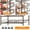 Brown, variant on 7-Tier Can Rack Dispenser, Metal Storage Organizer for Pantry, Kitchen & Cabinets - Holds 84 Cans, Adjustable, Space-Saving
