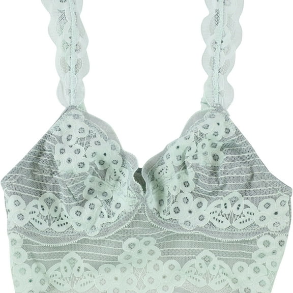 American Eagle Womens Lace Bralette, Green, X-Small