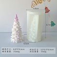 thumbnail image 3 of Molde de silicona para velas con forma de pino giratorio geométrico 3D, suministros para hacer velas de árbol de Navidad, molde de resina para jabón, regalos, manualidades, decoración del hogar, 3 of 5