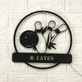 thumbnail image 4 of Handmadetneonsign Custom Bowling Metal Wall Art LED Light - Personalized Bowling Player Name Sign, 4 of 5