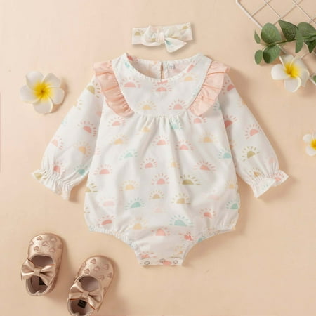 

Wolfast Promotion Toddler Baby Girls Boys Long Sleeves Letter Print T-Shirt Jumpsuit Infant Romper