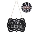 thumbnail image 2 of Shhh Baby Sleeping Please Knock Softly Wood Decor Multi Color for Decoration 7.8 x 5.6 Inches, 2 of 4