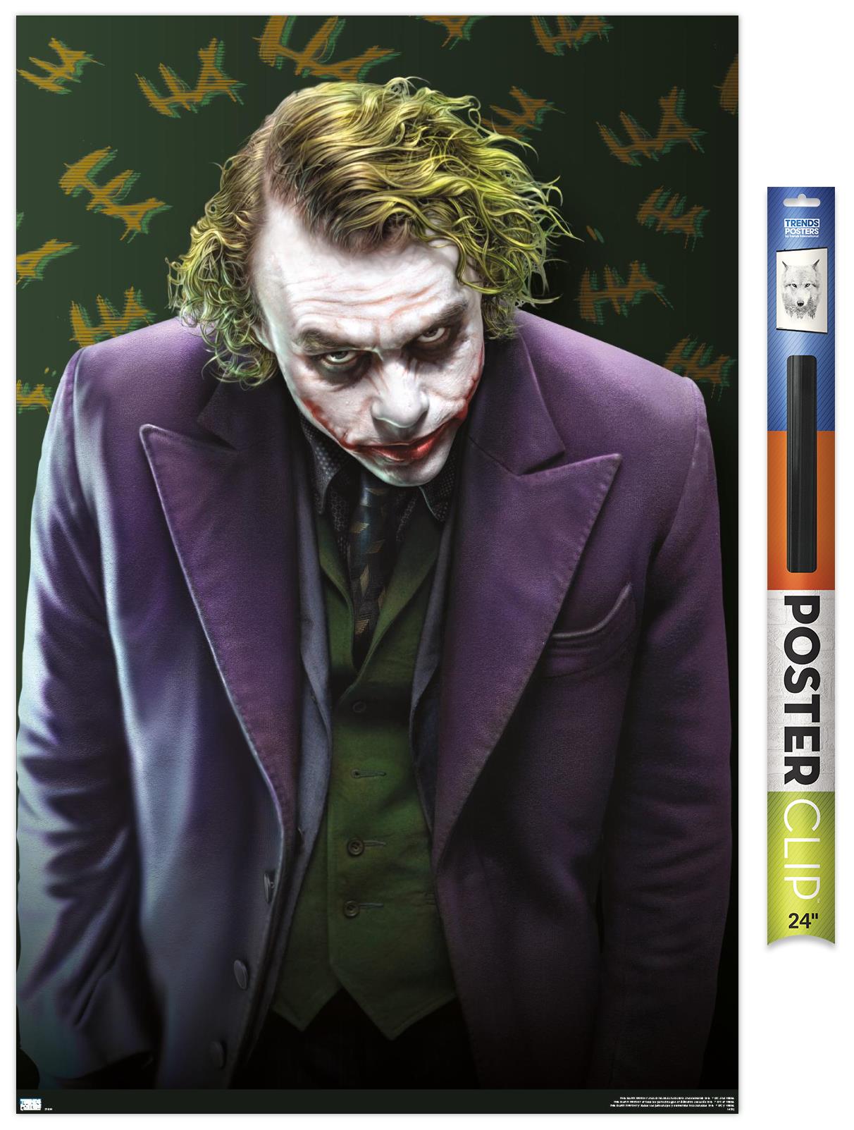 DC Comics The Joker The Dark Knight Wall Poster, 22.375" x 34"