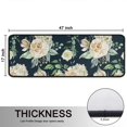 thumbnail image 5 of Kitchen Rugs Sets Of 2,Pioneer Flower Floral Print Pattern Anti Fatigue Kitchen Mat Rugs Non Slip Washable,Decorative Kitchen Floor Mats for Kitchen,Sink,Laundry,17"x47"+17"x47", 5 of 5