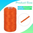 thumbnail image 2 of Uxcell Nylon String Cord 2.5mm x 218Yards Rope Braided Thread Beading Cord,Light Orange, 2 of 7