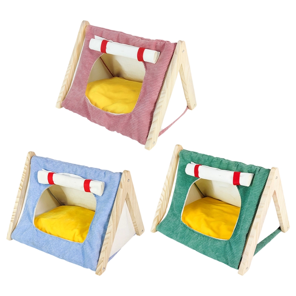 Zeiwohndc Soft Hamster Toy Bed Cage Toy Winter Bed Habitat for Other Small Animals