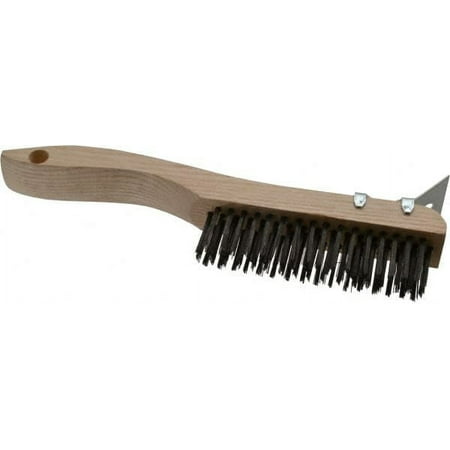 

Osborn - 4 Rows x 16 Columns Steel Scratch Brush - 5-1/2 Brush Length x 1-1/16 Brush Width 10 OAL 1-1/8 Trim Length (12 Pack)
