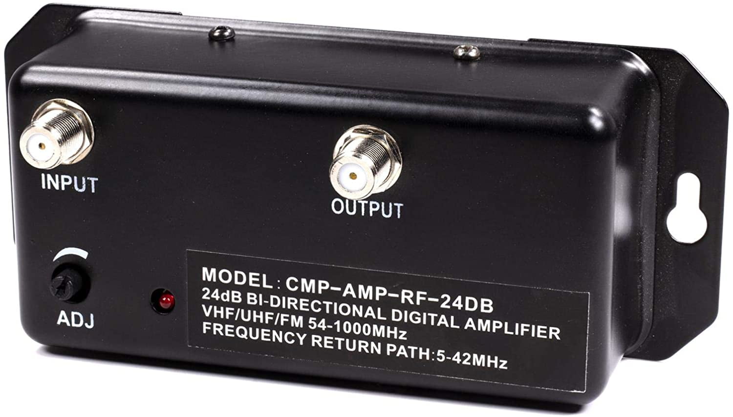 24dB TV Antenna Digital Signal Booster Amplifier for HDTV Cable - w/ Coax Cable