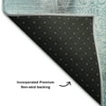 thumbnail image 3 of Addison Rugs Mayfield Washable Transitional Casual Teal Rectangle Rug, 9' x 12', 3 of 6