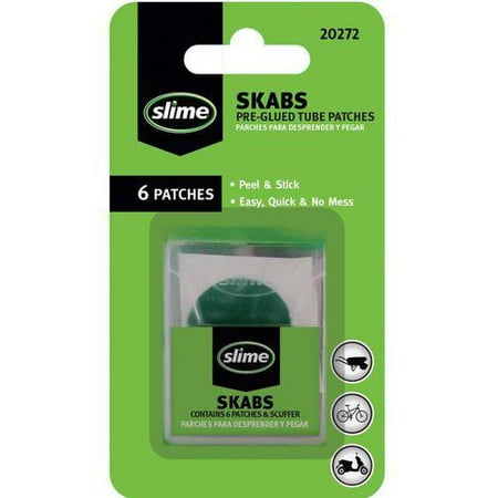 Slime Skabs Bike Tire Patches, 6pk - 20272