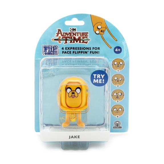 CultureFly Adventure Time Face Flip'Em Fidget Toy, Jake, Officially Licensed Collectible