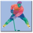 thumbnail image 1 of Cuadro Canvas Pixtreats Jugador de Hockey 40X40 cm, 1 of 4