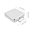 thumbnail image 2 of Durable Alloy Poker Chip Case with Large Capacity and Compartment Design for Storage Use 50 Pieces, 2 of 8