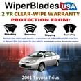 thumbnail image 2 of 2001 Toyota Prius Beam Wiper Blades Wipers w/2yr Warranty (Set of 2) (WiperBladesUSA), 2 of 5